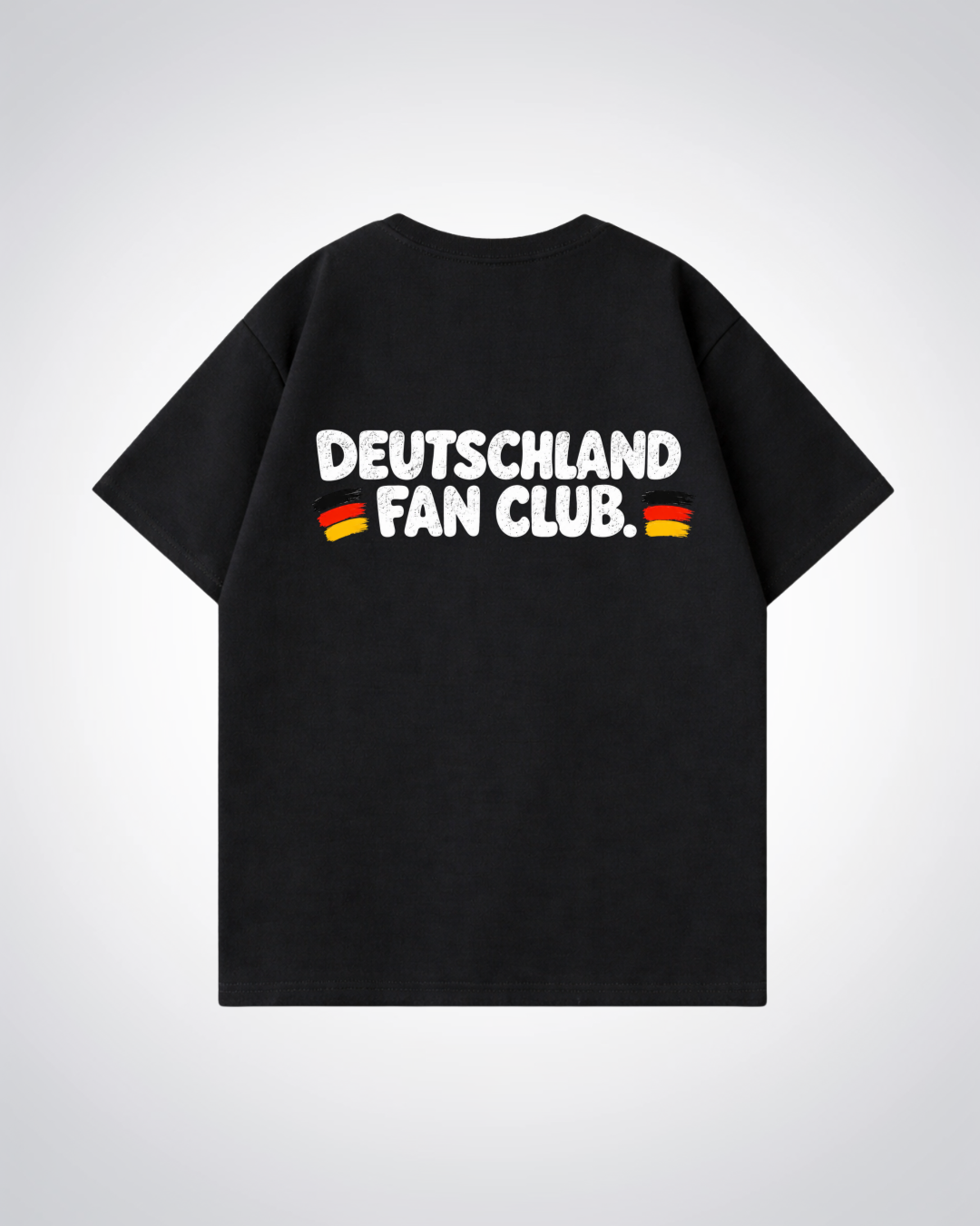 Deutschland Fan Club Oversized Shirt - Black Back (Designed)