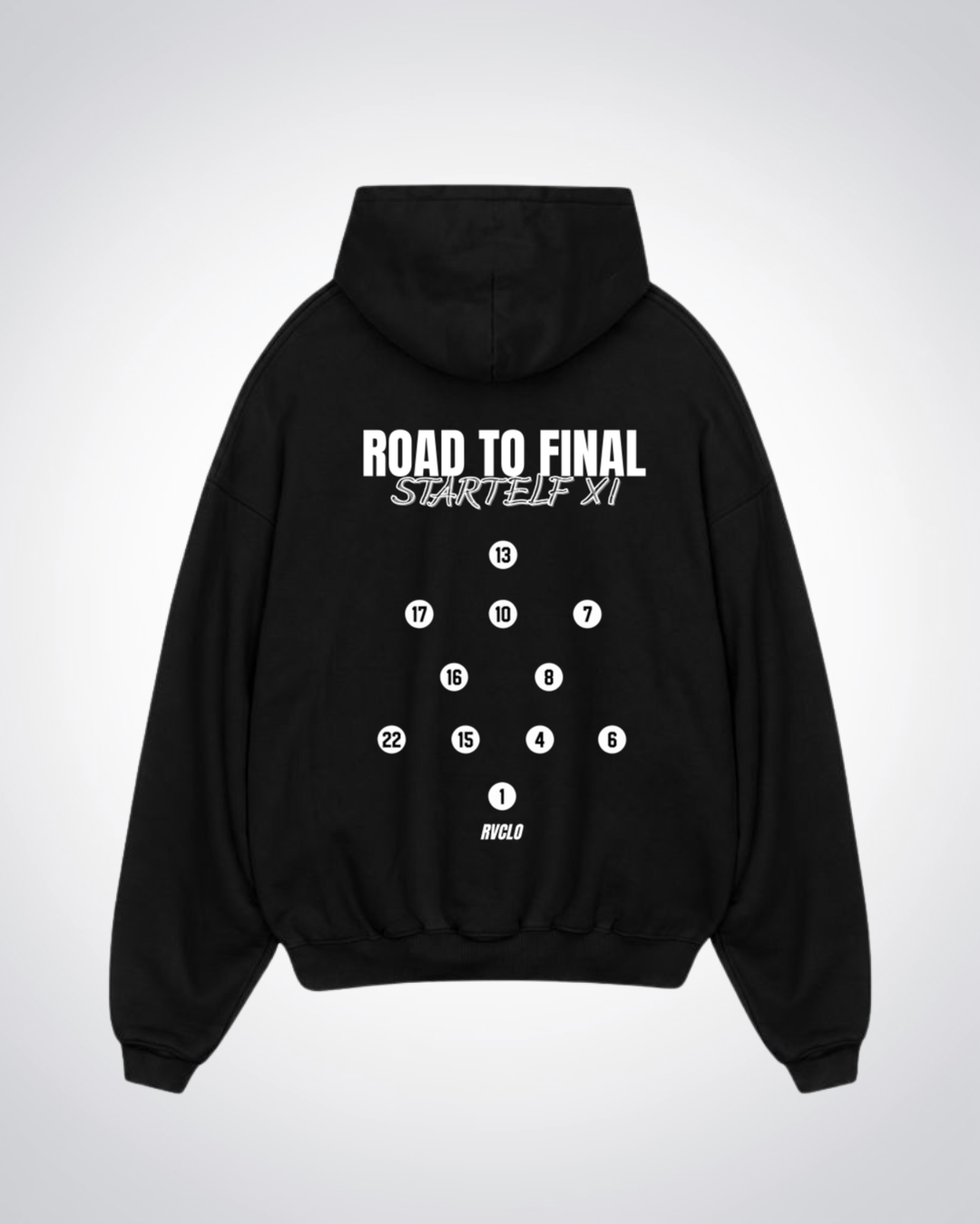 Startelf Oversized Hoodie - Black Back (Designed)