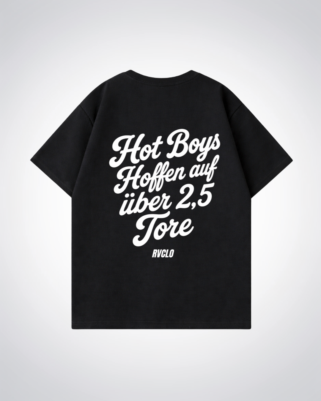 Hot Boys hoffen auf über 2,5 Tore Oversized Shirt - Black Back (Designed)