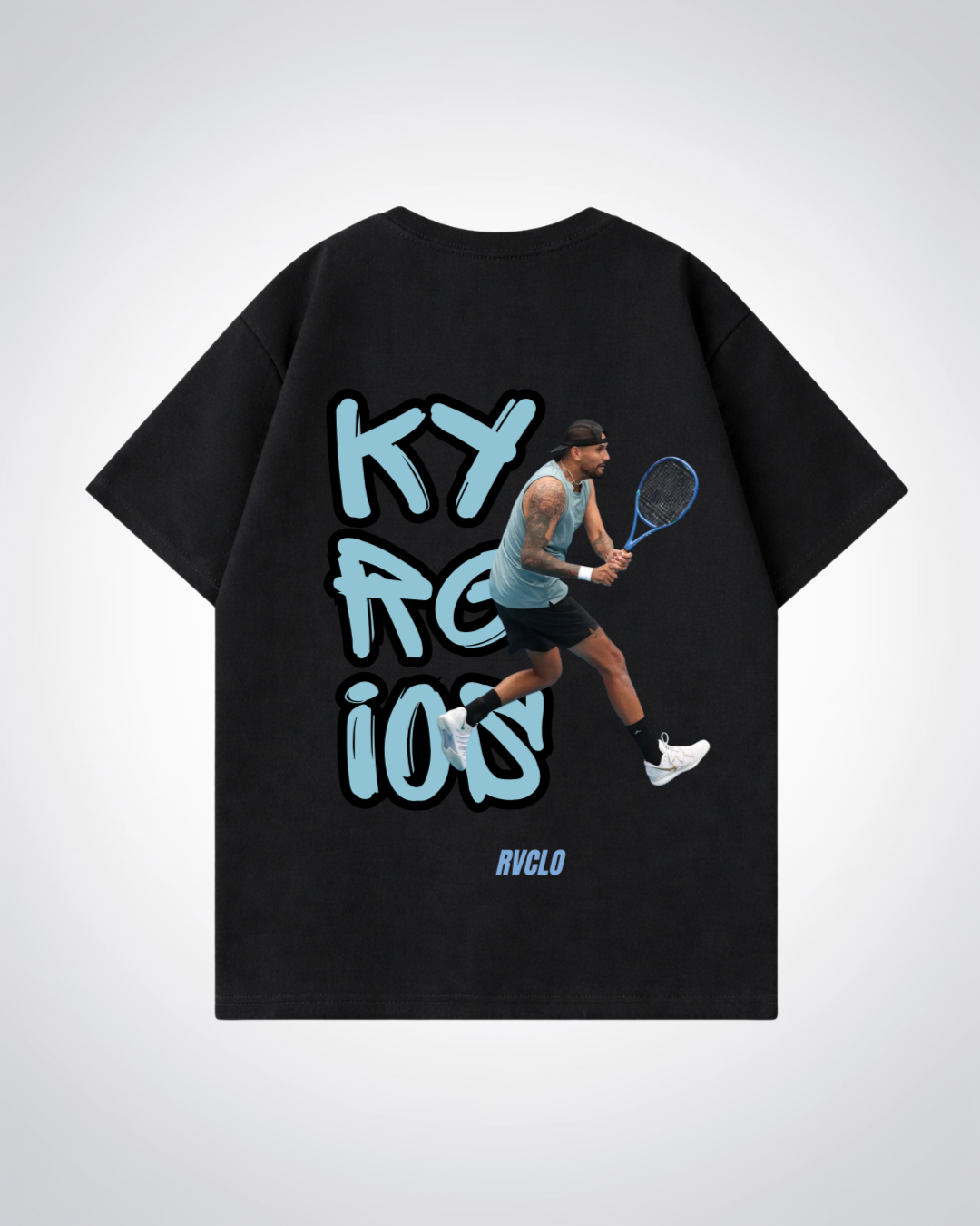 Kyrgios Oversized Shirt - Black Back (Designed)
