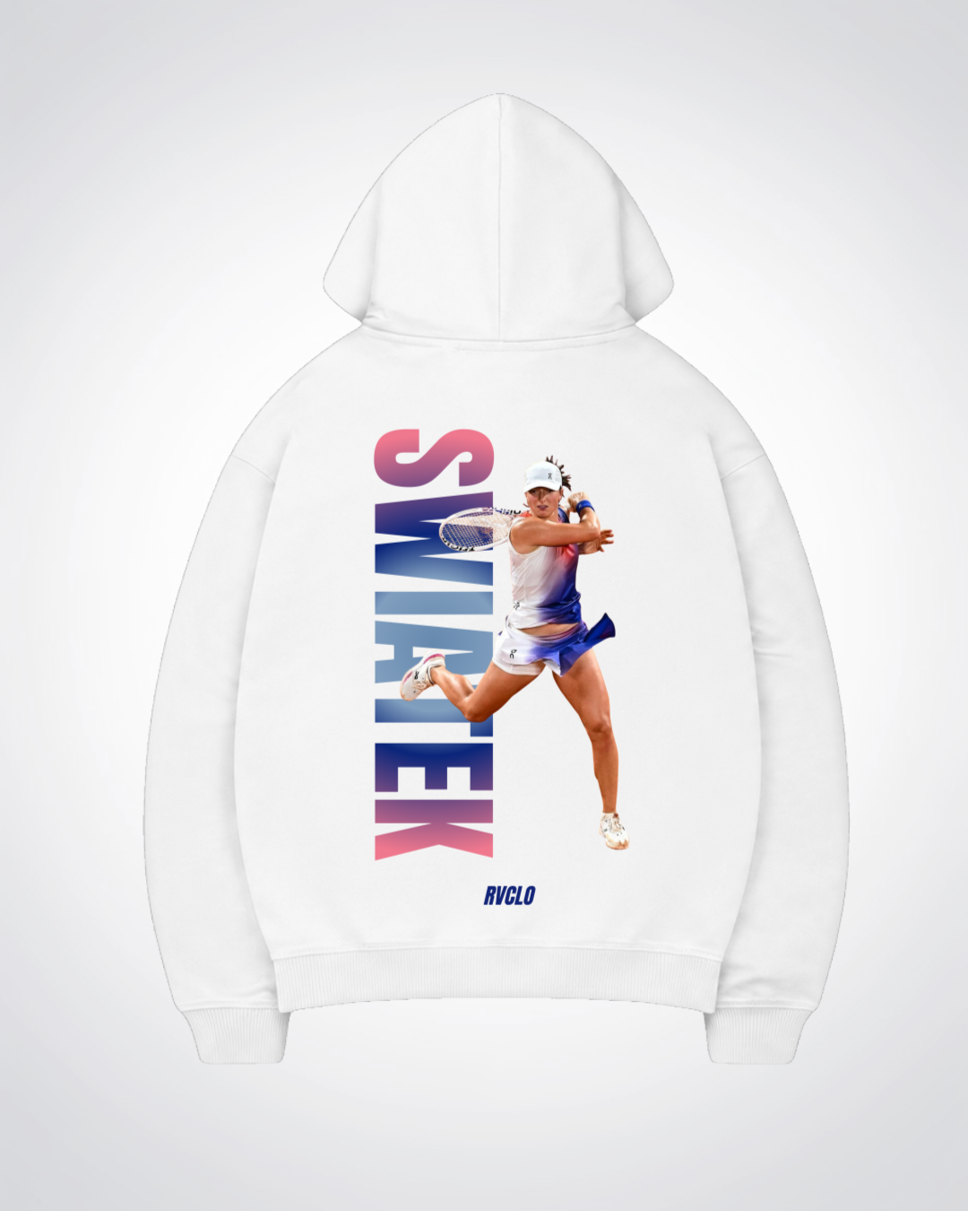 Swiatek Oversized Hoodie - White Back (Designed)