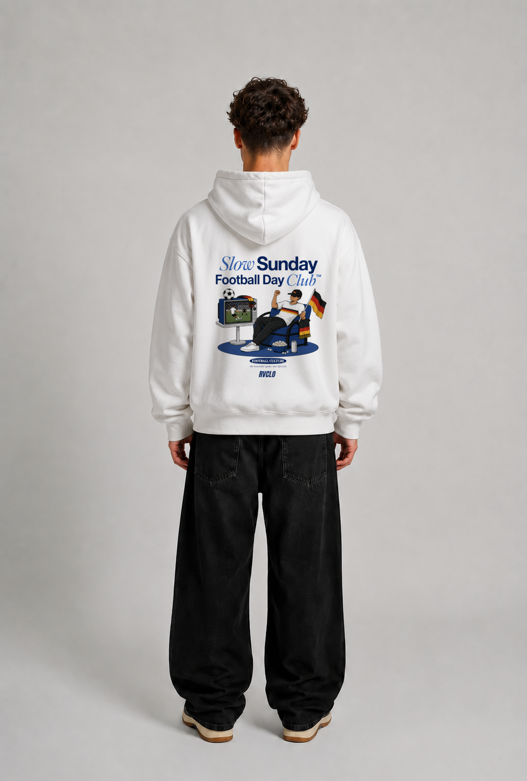 German Football Club Oversized Hoodie