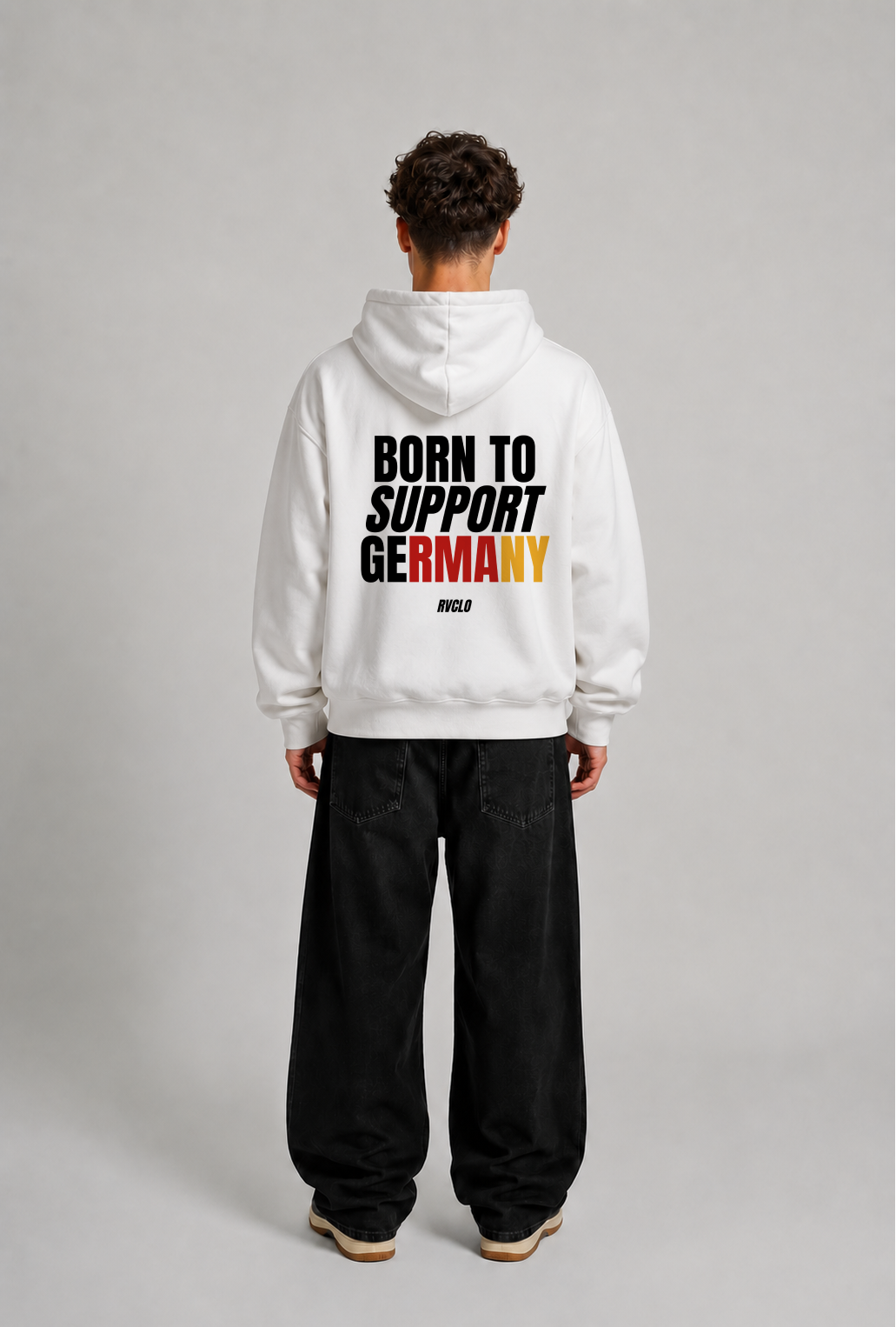 Born To Support Germany Culture Oversized Hoodie