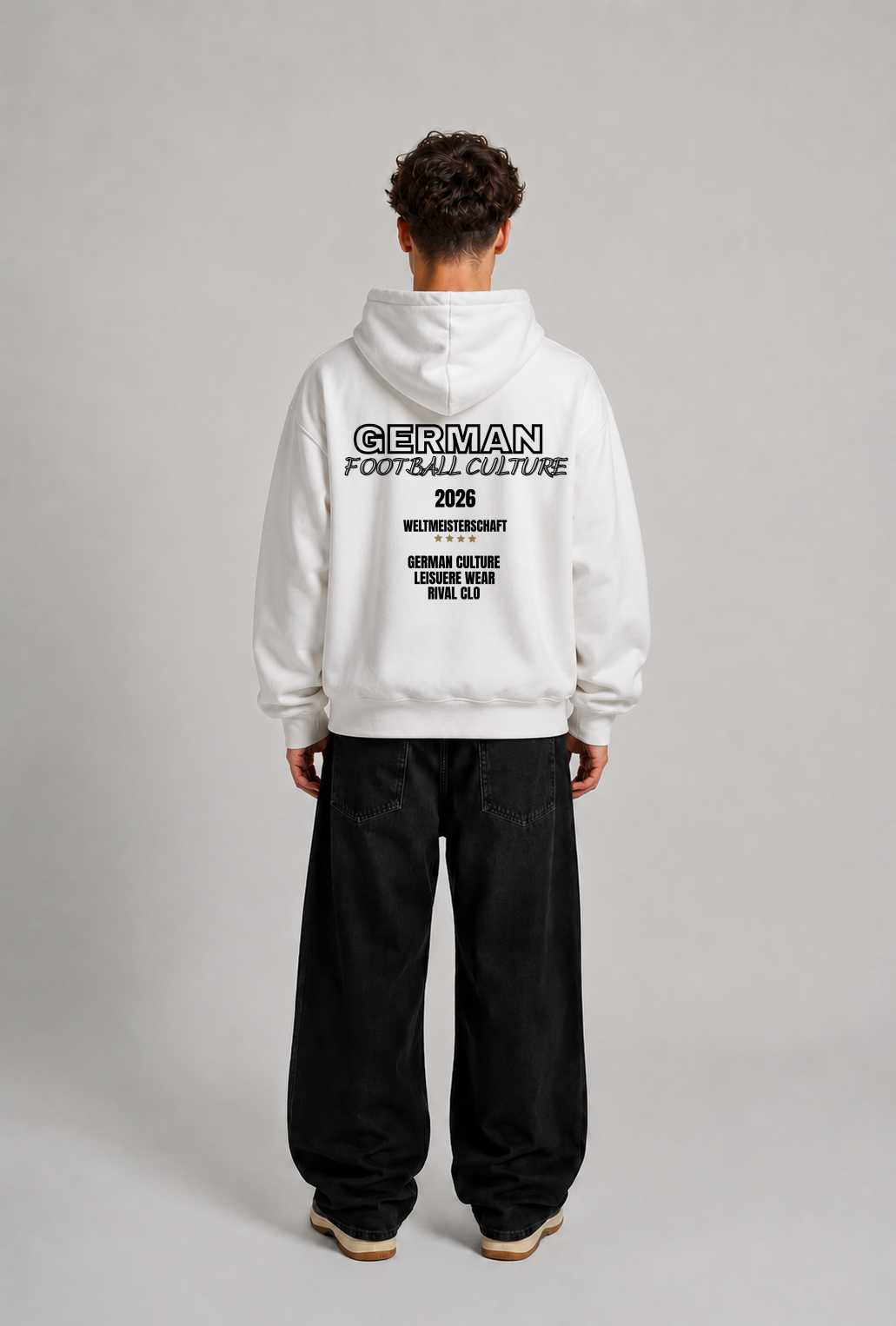 German Football Culture Oversized Hoodie