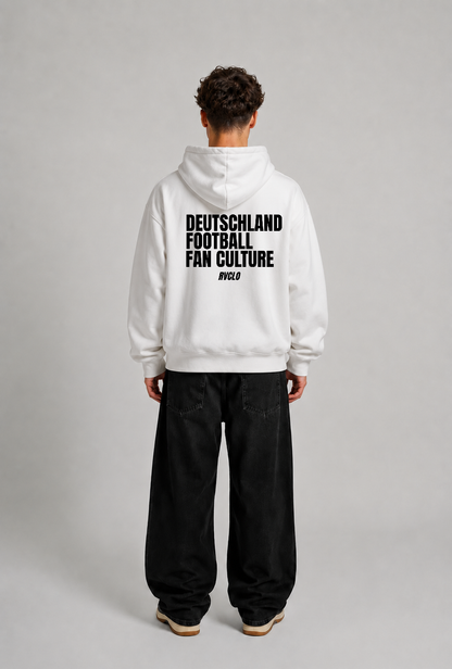 Deutschland Football Fan Culture Oversized Hoodie