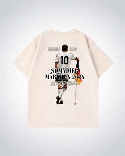 Sommer Märchen 2026 Oversized Shirt - Beige Back (Designed)