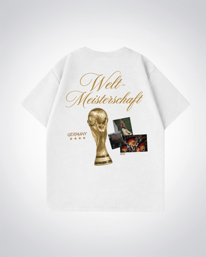 Weltmeisterschaft Oversized Shirt - White Back (Designed)