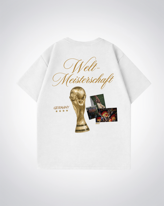 Weltmeisterschaft Oversized Shirt - White Back (Designed)