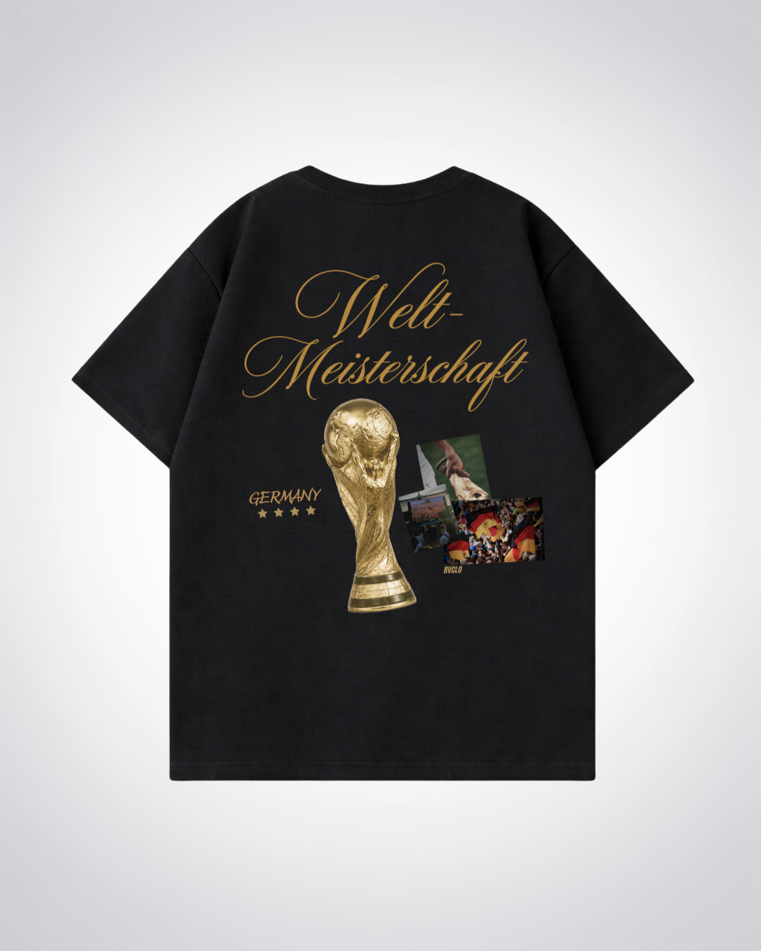 Weltmeisterschaft Oversized Shirt - Black Back (Designed)