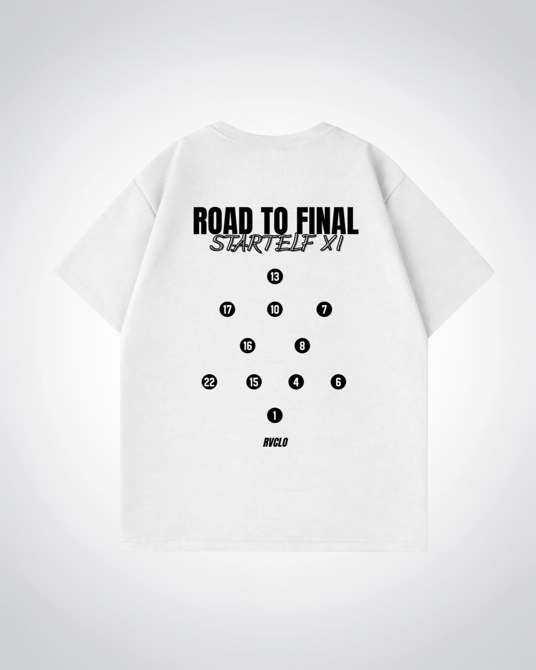 Startelf XI Oversized Shirt - White Back (Designed)