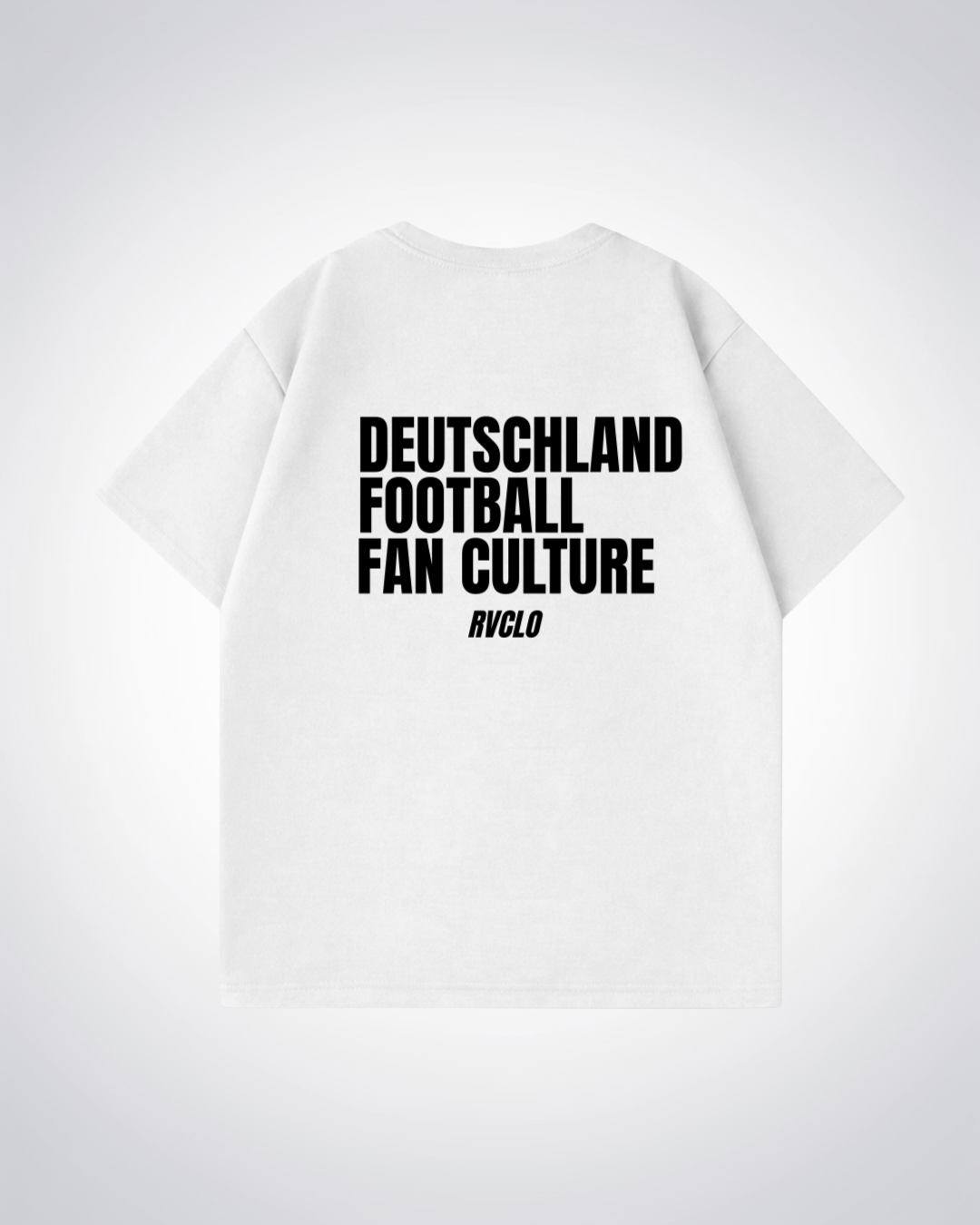 Deutschland fan Culture Oversized Shirt - White Back (Designed)