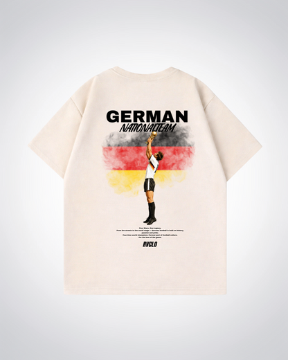 German Nationalteam Oversized Shirt - Beige Back (Designed)