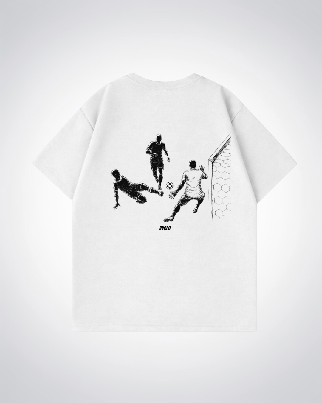 2014 Goal Oversized Shirt - White Back (Designed)