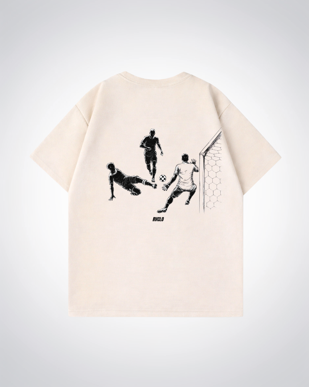 2014 Goal Oversized Shirt - Beige Back (Designed)