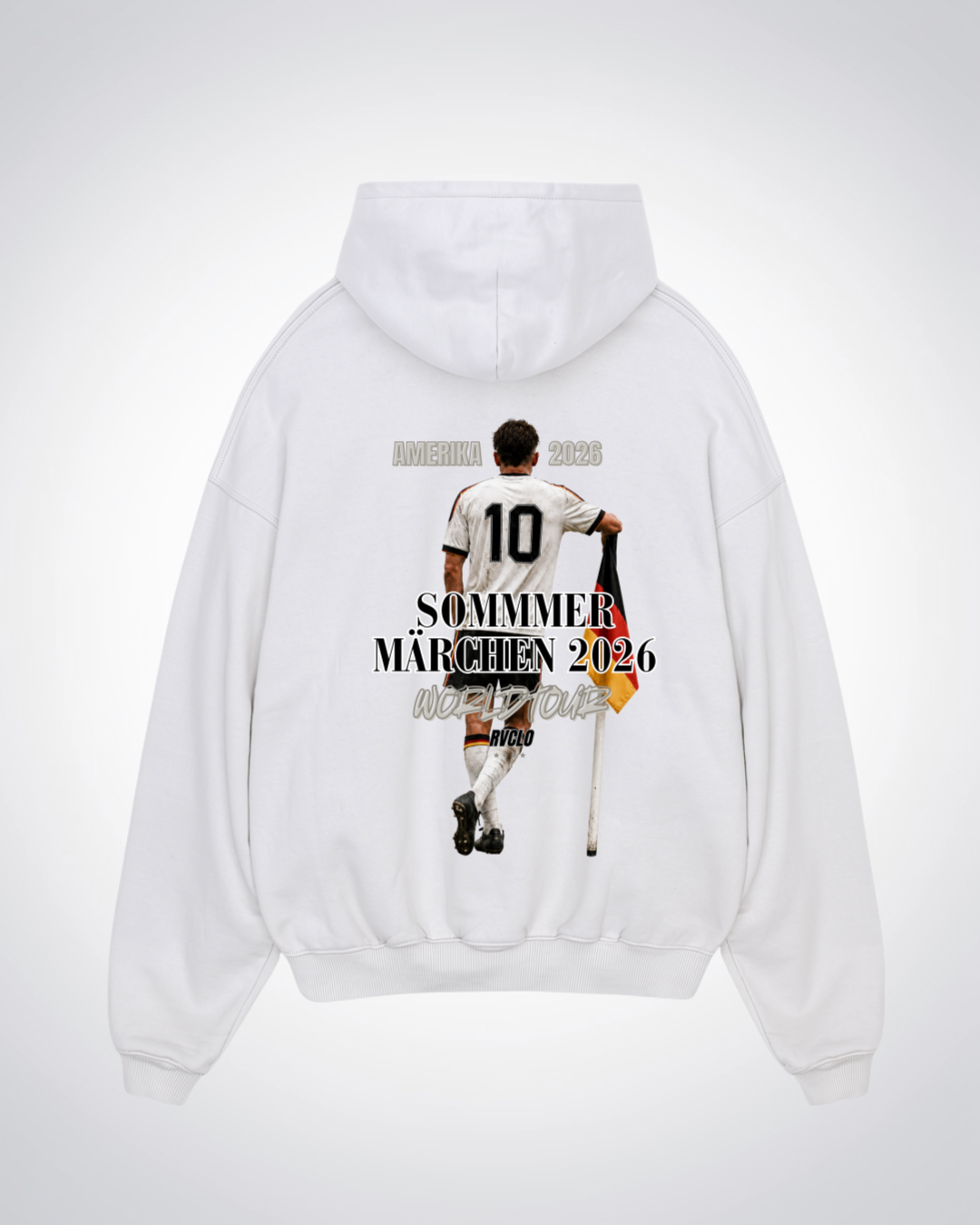 Sommer Märchen 2026 Oversized Hoodie - White Back (Designed)