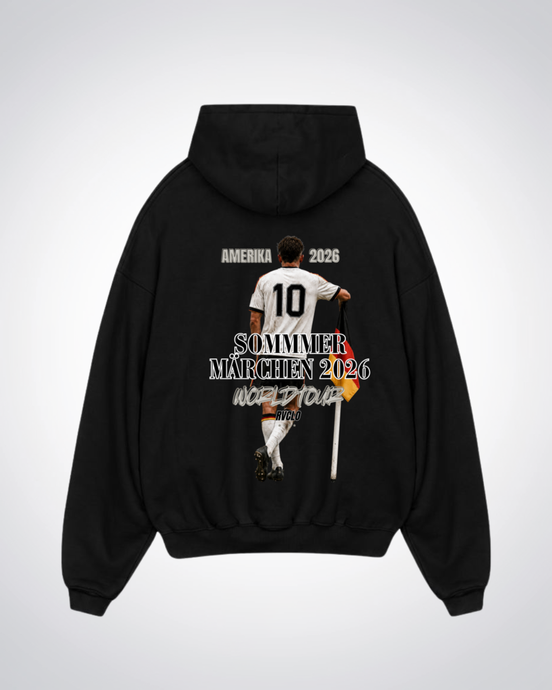 Sommer Märchen 2026 Oversized Hoodie - Black Back (Designed)