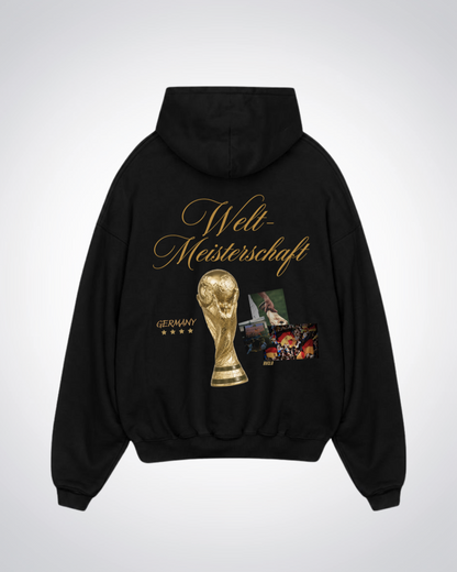 Weltmeisterschaft Oversized Hoodie - Black Back (Designed)