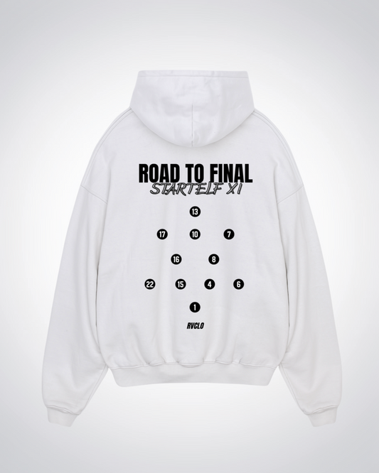 Startelf Oversized Hoodie - White Back (Designed)