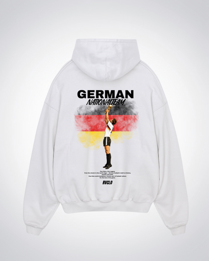German National Team Oversized Hoodie - White Back (Designed)