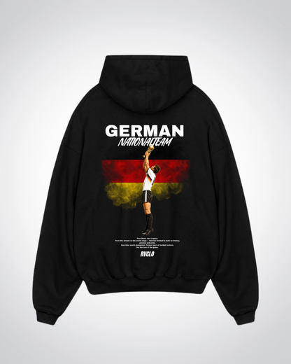 German National Team Oversized Hoodie - Black Back (Designed)