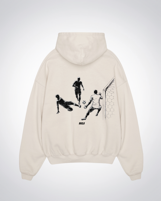 2014 Goal Oversized Hoodie - Beige Back (Designed)