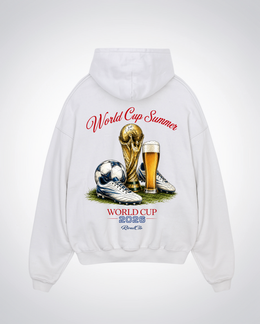 World Cup Summer Oversized Hoodie - White Back (Designed)