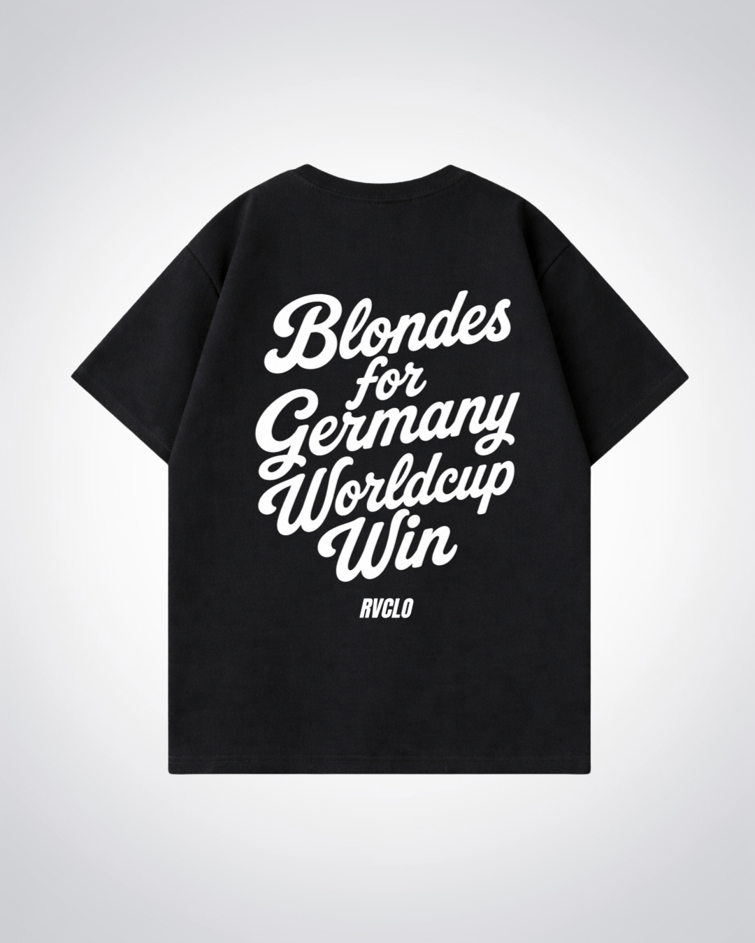Blondes for Germany WM win Oversized Shirt - Black Back (Designed)
