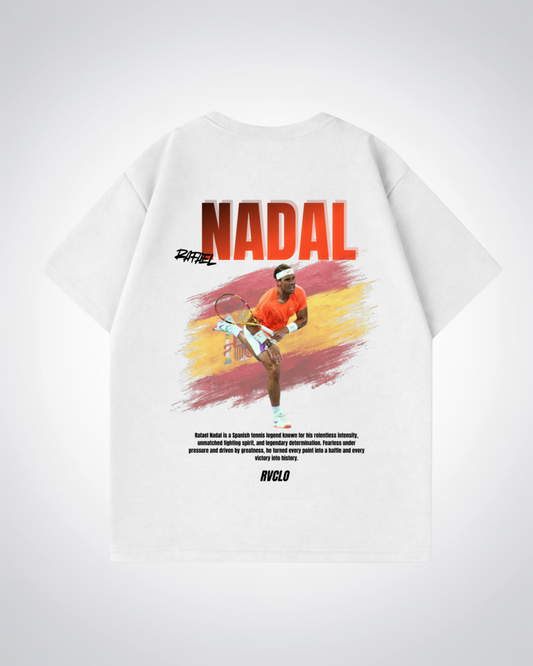 Nadal Oversized Shirt  - White Back (Designed)