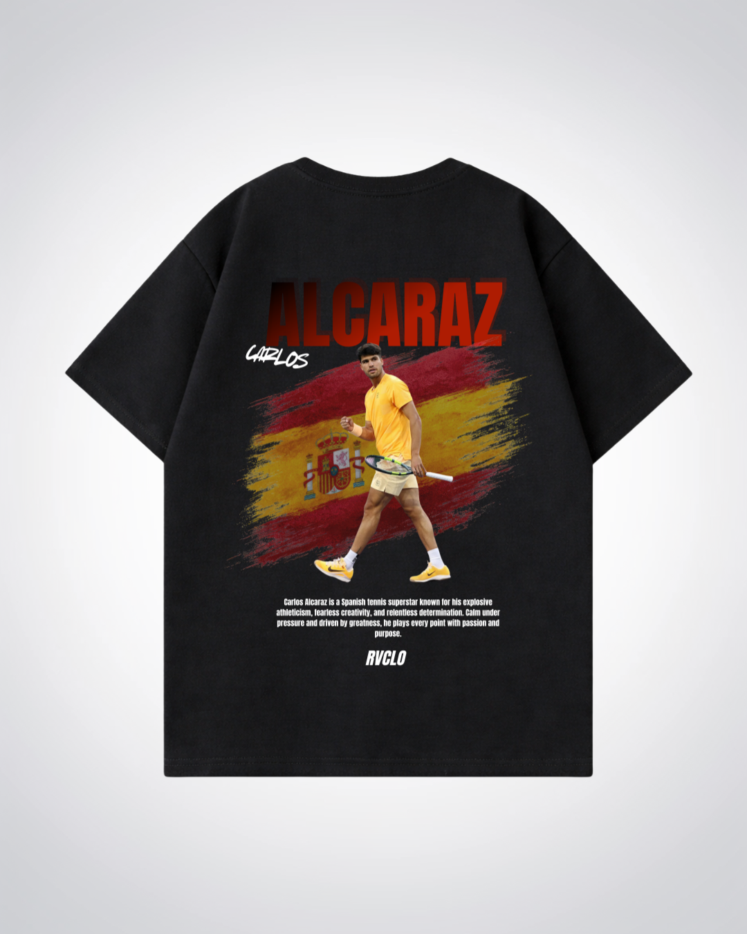 Alcaraz Oversized Shirt  - Black Back (Designed)