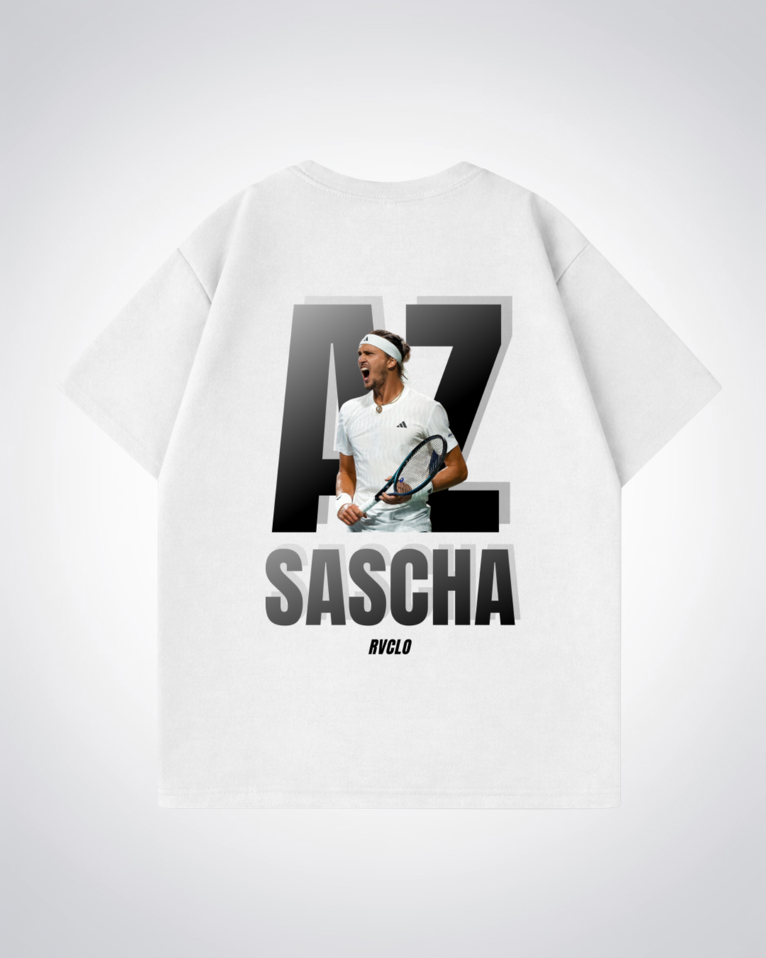 AZ "Sascha" Oversized Shirt  - White Back (Designed)