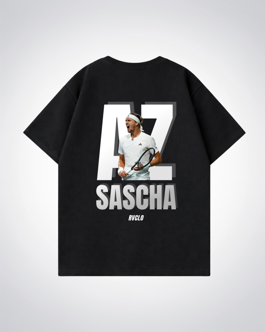 AZ "Sascha" Oversized Shirt  - Black Back (Designed)