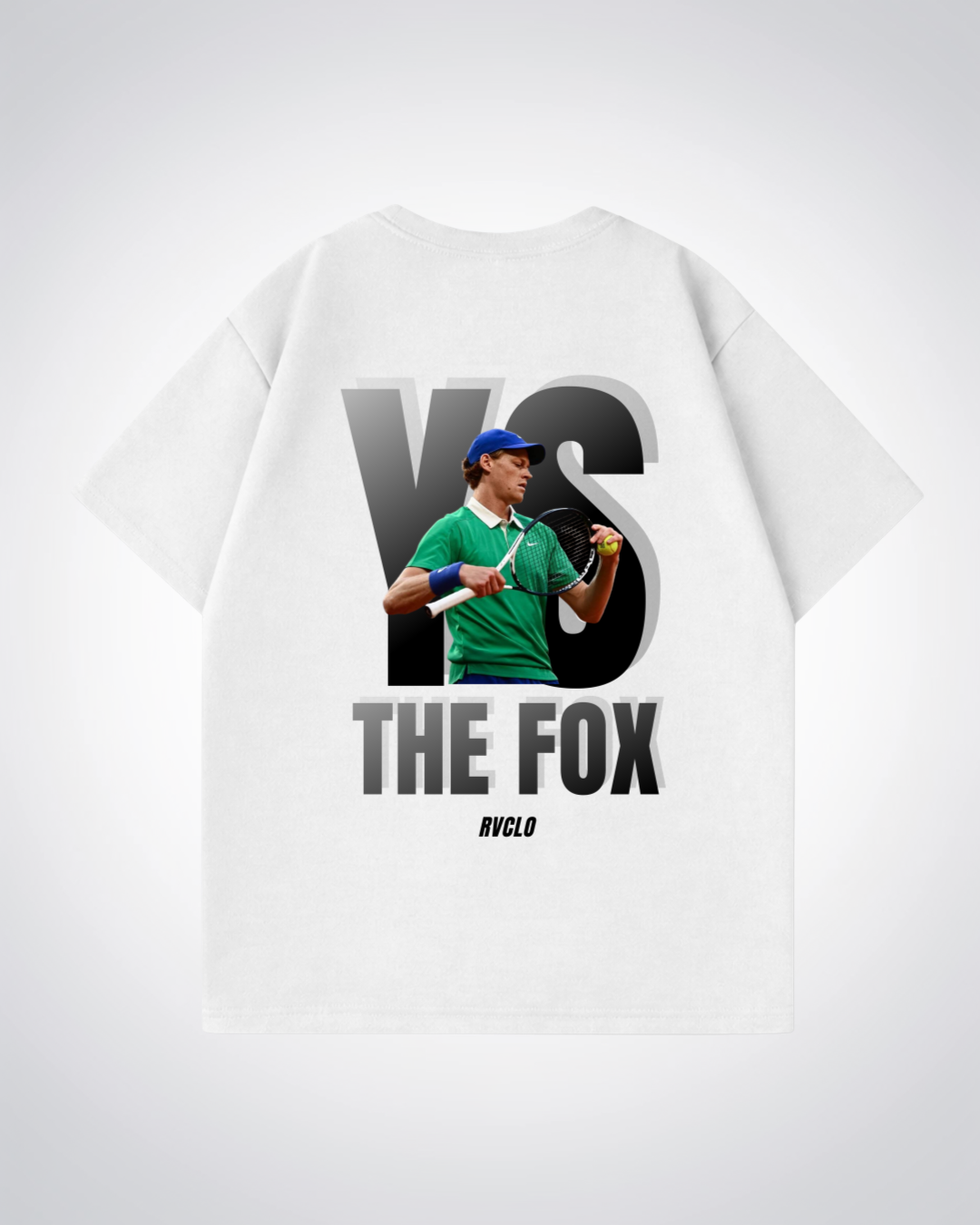 YS "The Fox"  Oversized Shirt  - White Back (Designed)