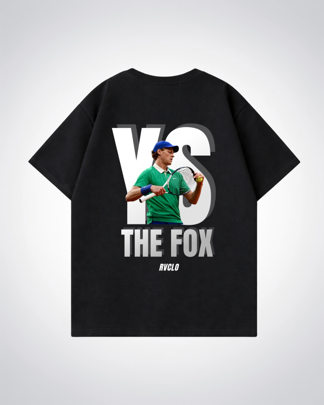 YS "The Fox"  Oversized Shirt  - Black Back (Designed)
