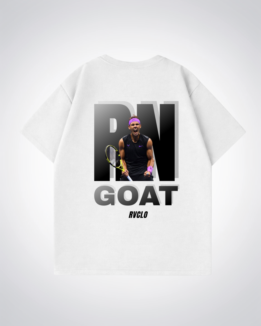 RN "GOAT"  Oversized Shirt  - White Back (Designed)