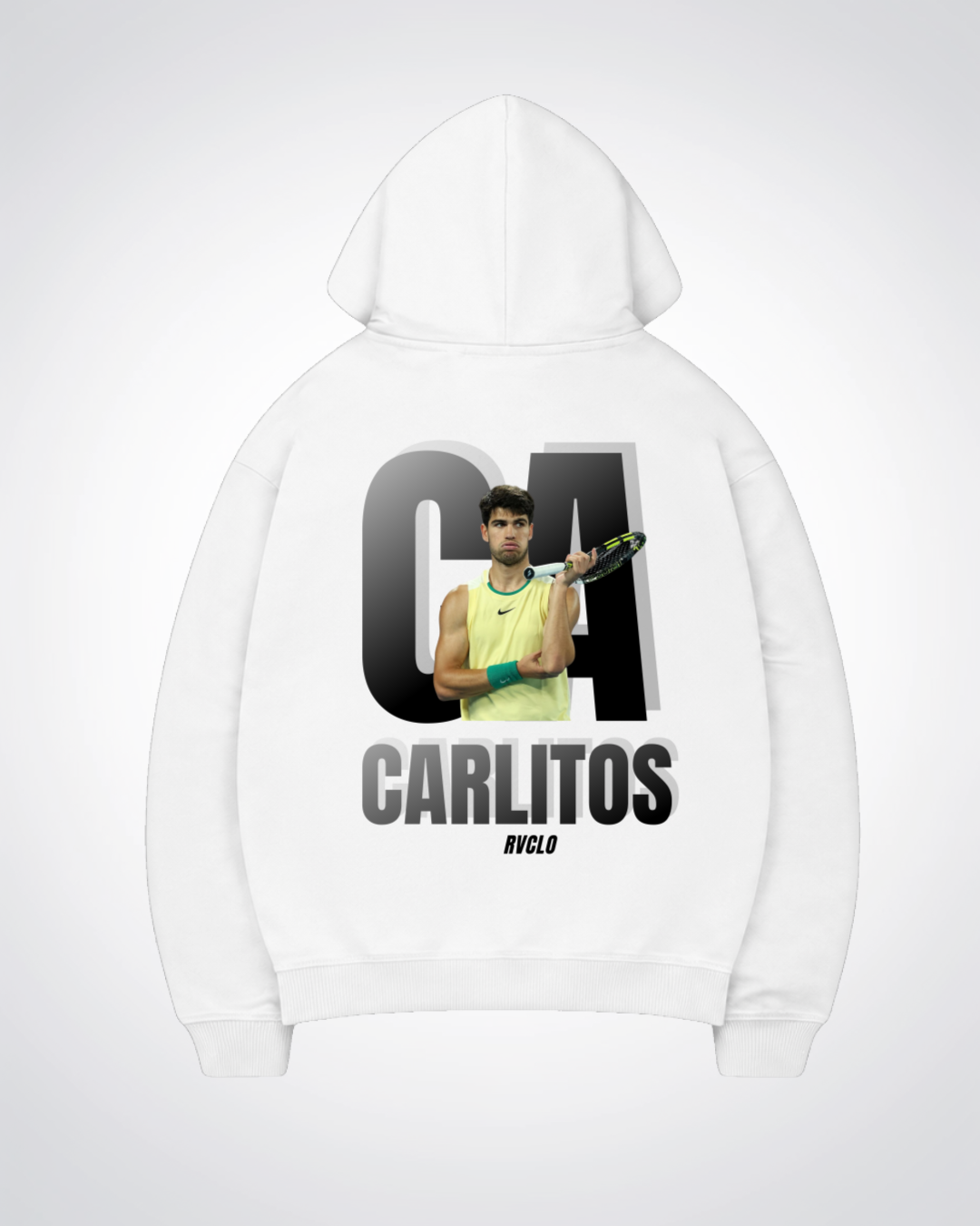 CA "Carlitos"  Oversized Hoodie - White Back (Designed)