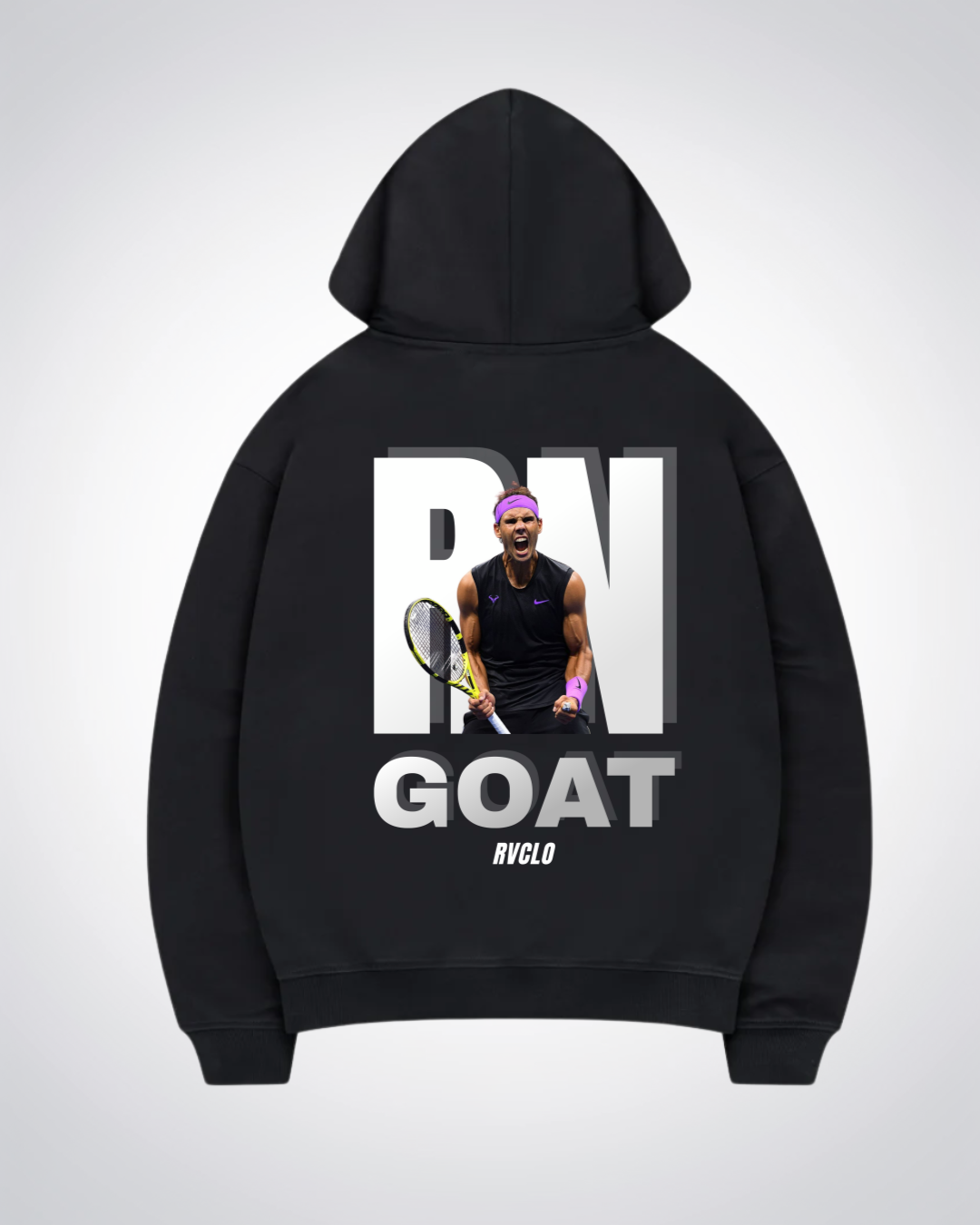 RN "GOAT"  Oversized Hoodie - Black Back (Designed)