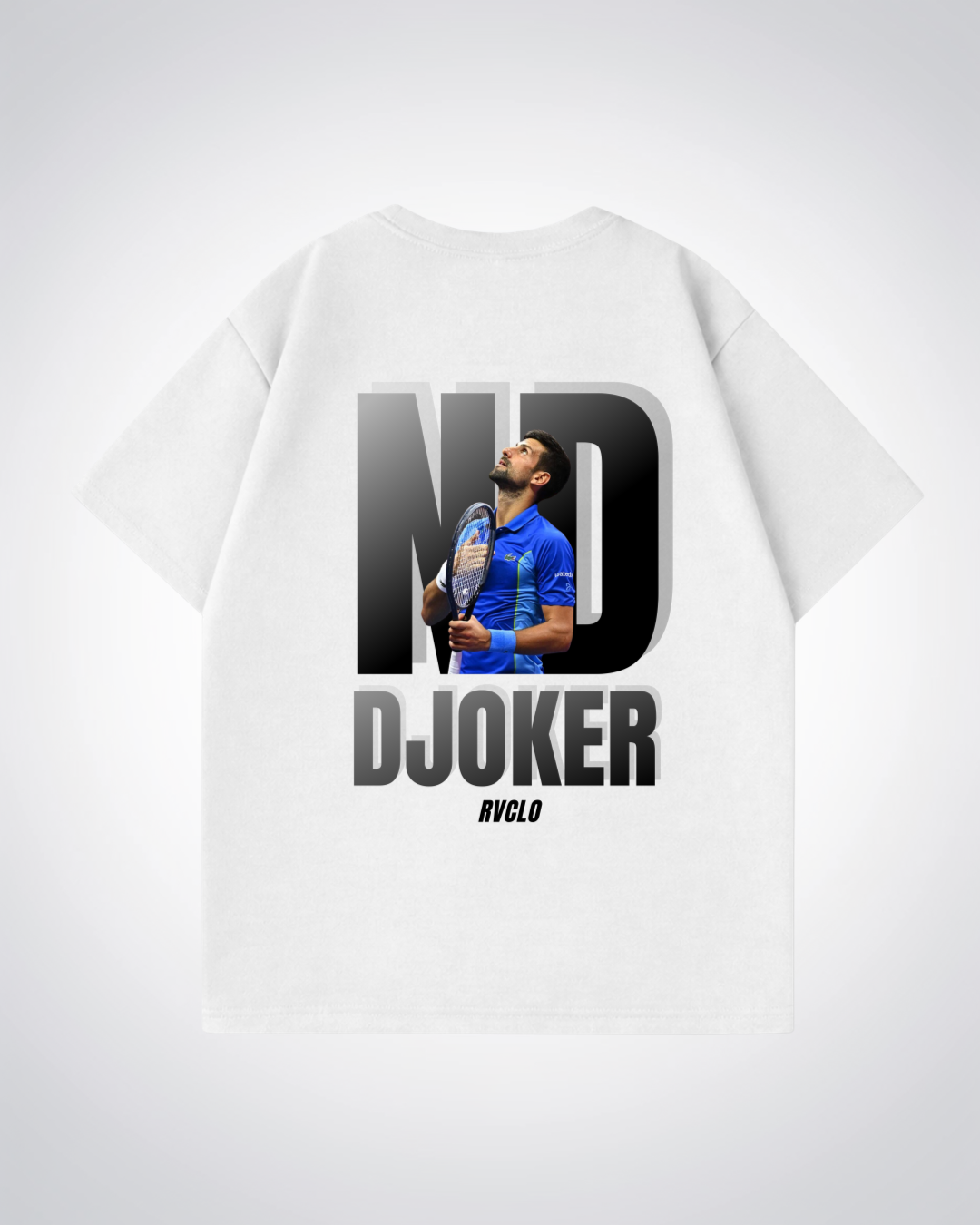 ND "Djoker" Oversized Shirt - White Back (Designed)