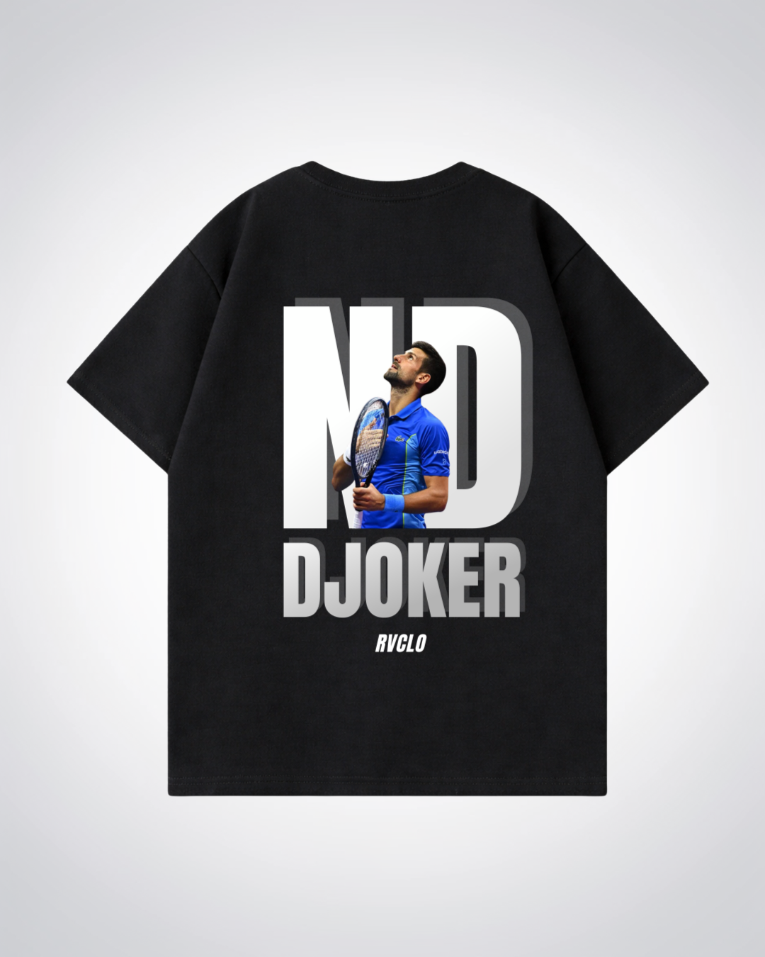 ND "Djoker" Oversized Shirt - Black Back (Designed)