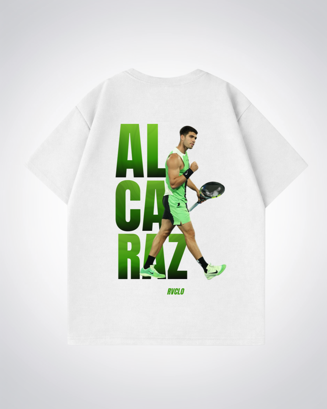 Alcaraz Oversized Shirt  - White Back (Designed)