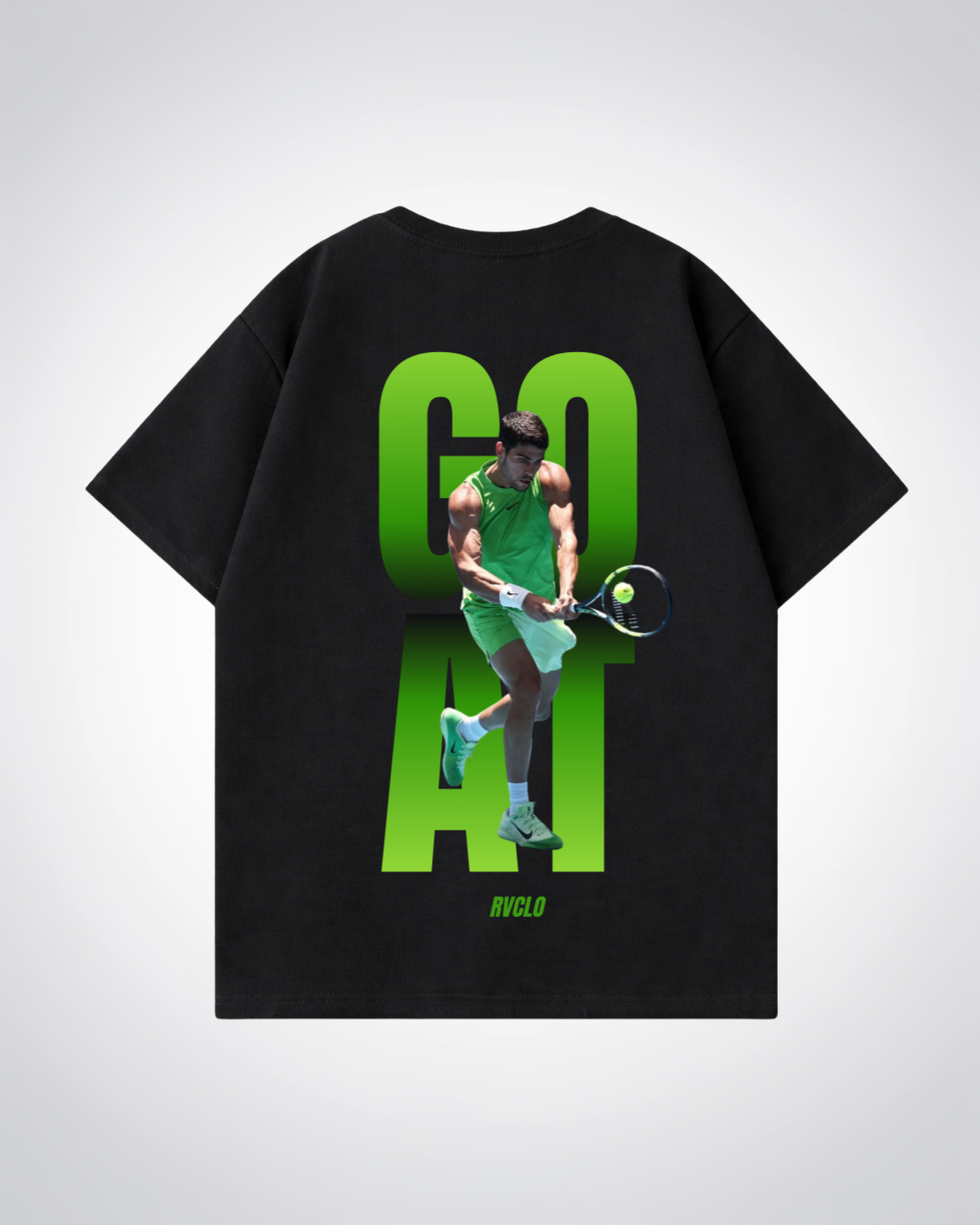 GOAT Alcaraz Oversized Shirt  - Black Back (Designed)