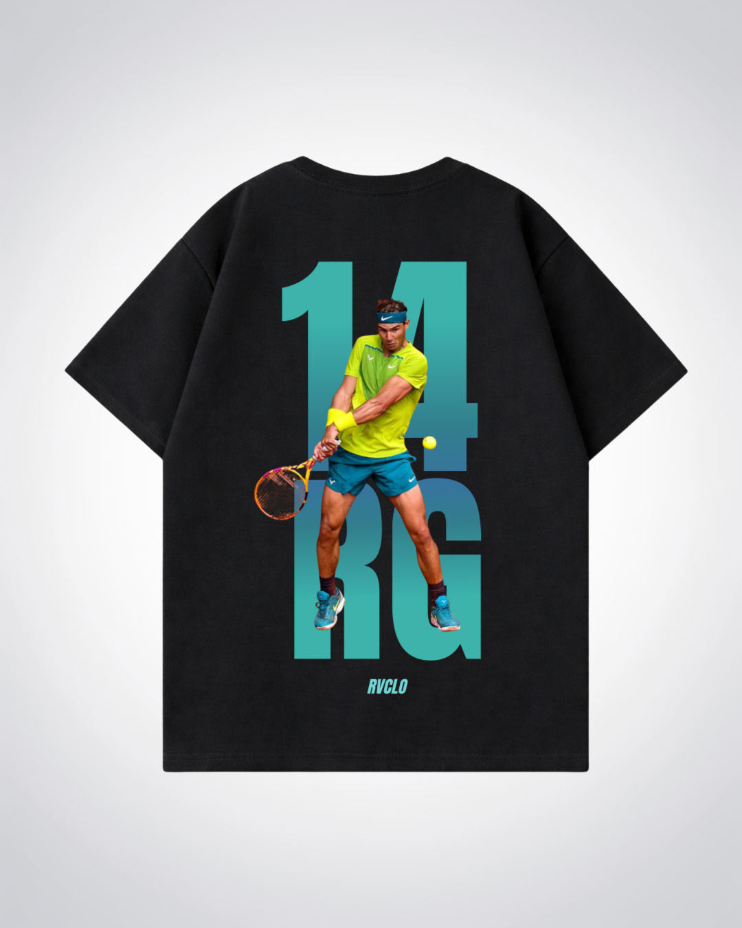 14RG Nadal Oversized Shirt  - Black Back (Designed)