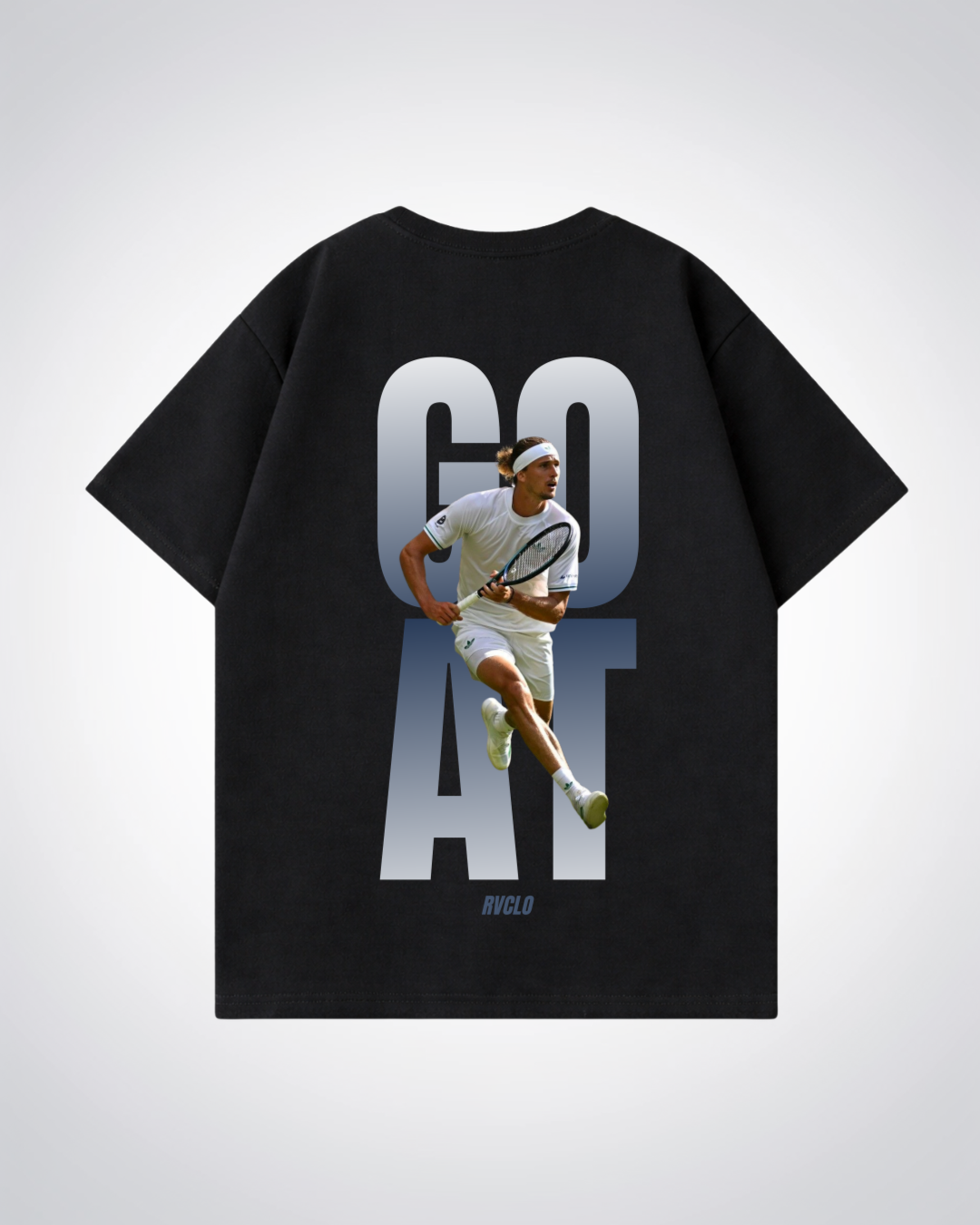 Goat Zverev Oversized Shirt  - Black Back (Designed)