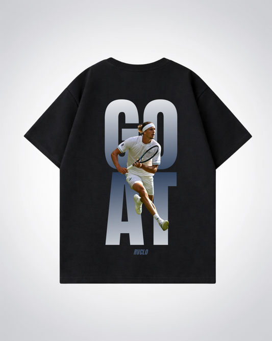 Goat Zverev Oversized Shirt  - Black Back (Designed)