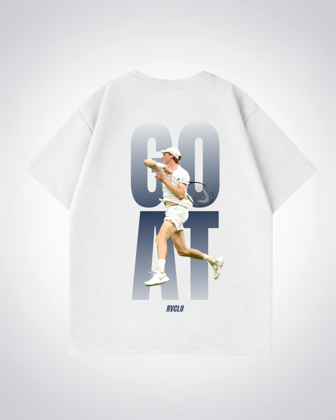 Goat Sinner Oversized Shirt  - White Back (Designed)