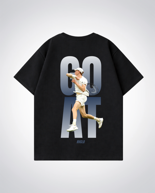 Goat Sinner Oversized Shirt  - Black Back (Designed)