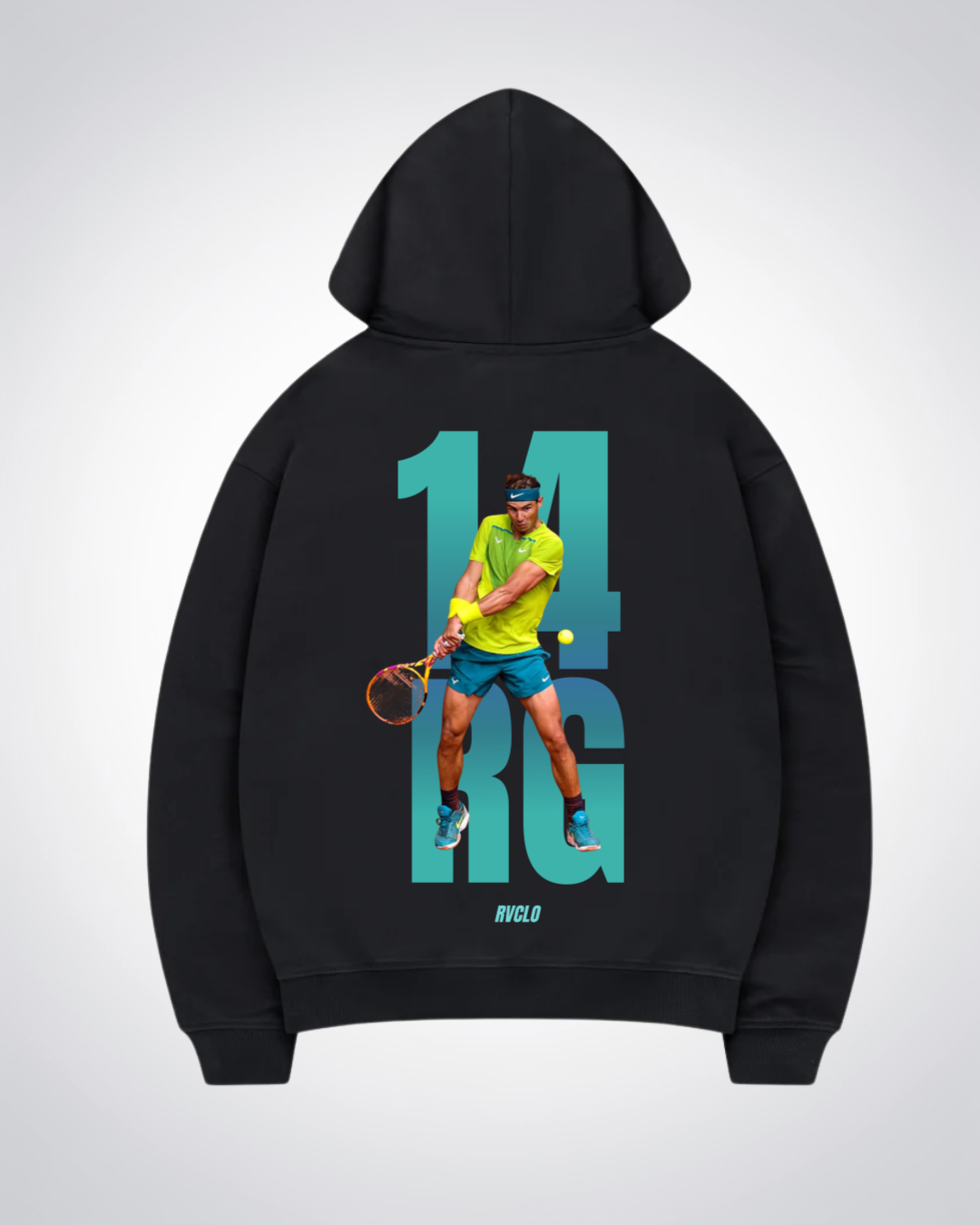 GOAT Alcaraz Oversized Hoodie - Black Back (Designed)