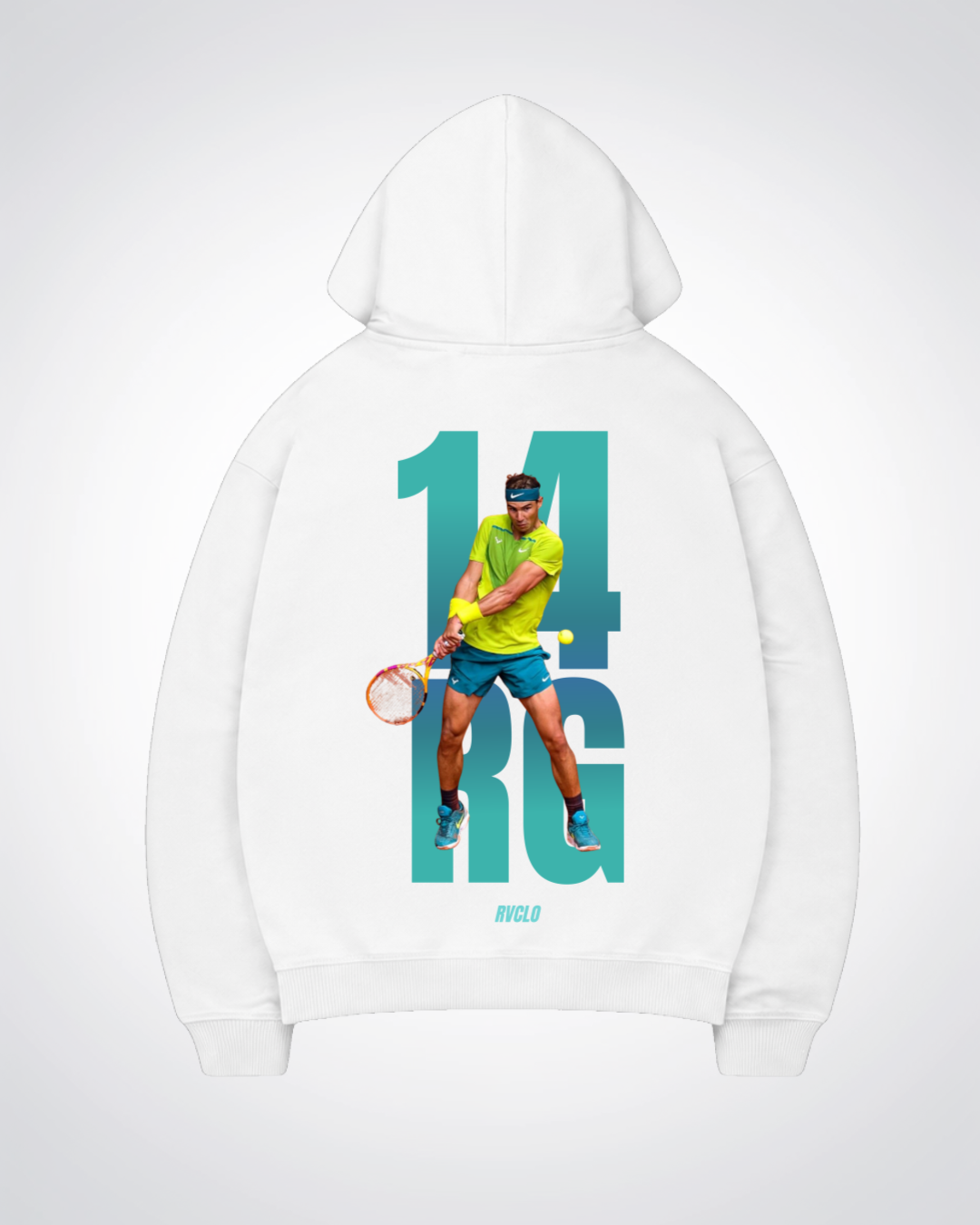 GOAT Alcaraz Oversized Hoodie - White Back (Designed)