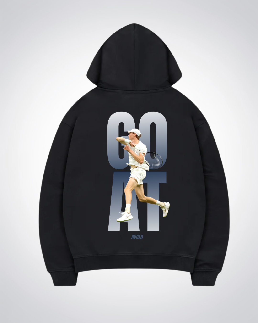 GOAT Sinner Oversized Hoodie - Black Back (Designed)