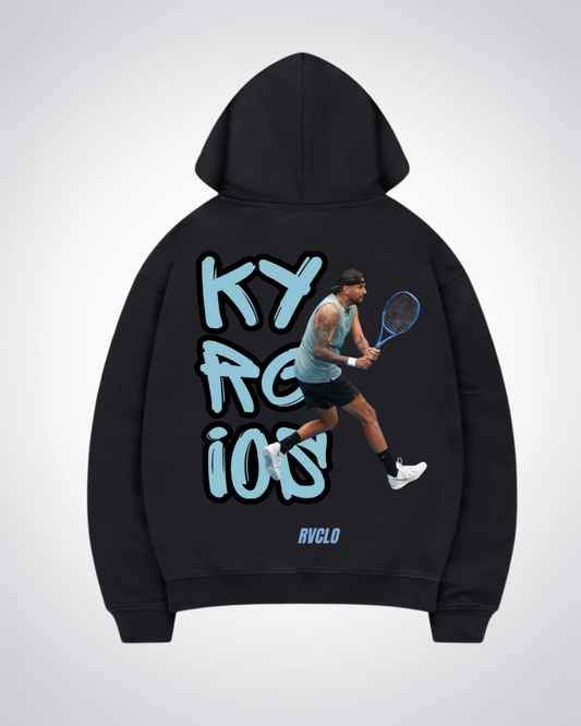 Kyrgios Oversized Hoodie - Black Back (Designed)