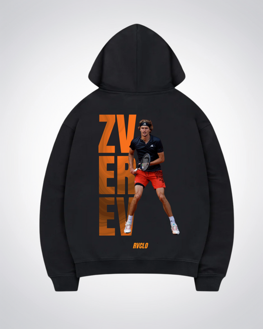 Zverev Oversized Hoodie - Black Back (Designed)